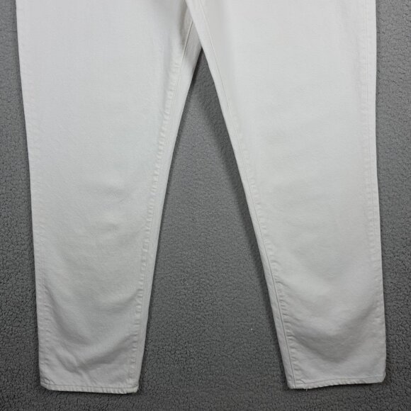 J. Crew Jeans Womens Size 31T White Slouchy Boyfriend Jean 5 Pocket Coastal - Picture 4 of 11